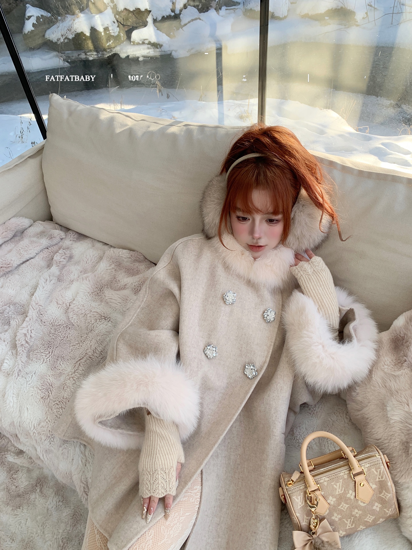 FATFAABY Double-Faced Woolen   - Tailored Coat Wool ulasan dan harga