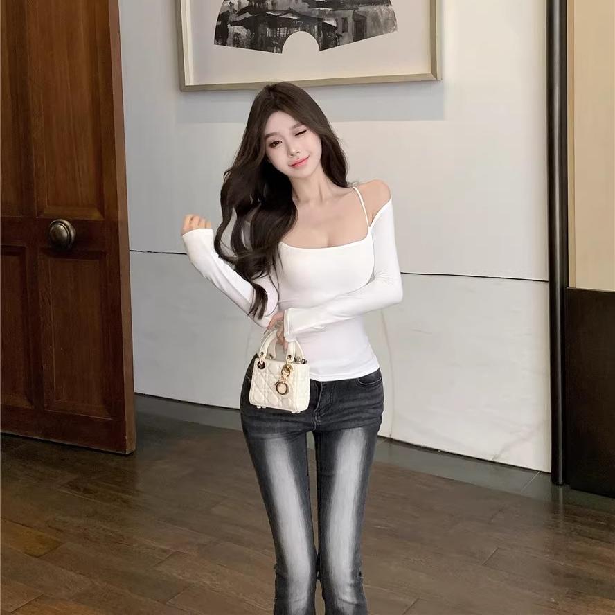 Long Sleeve T-Shirts Womens Ov - Women'S Gothic Formal Wear ulasan dan harga