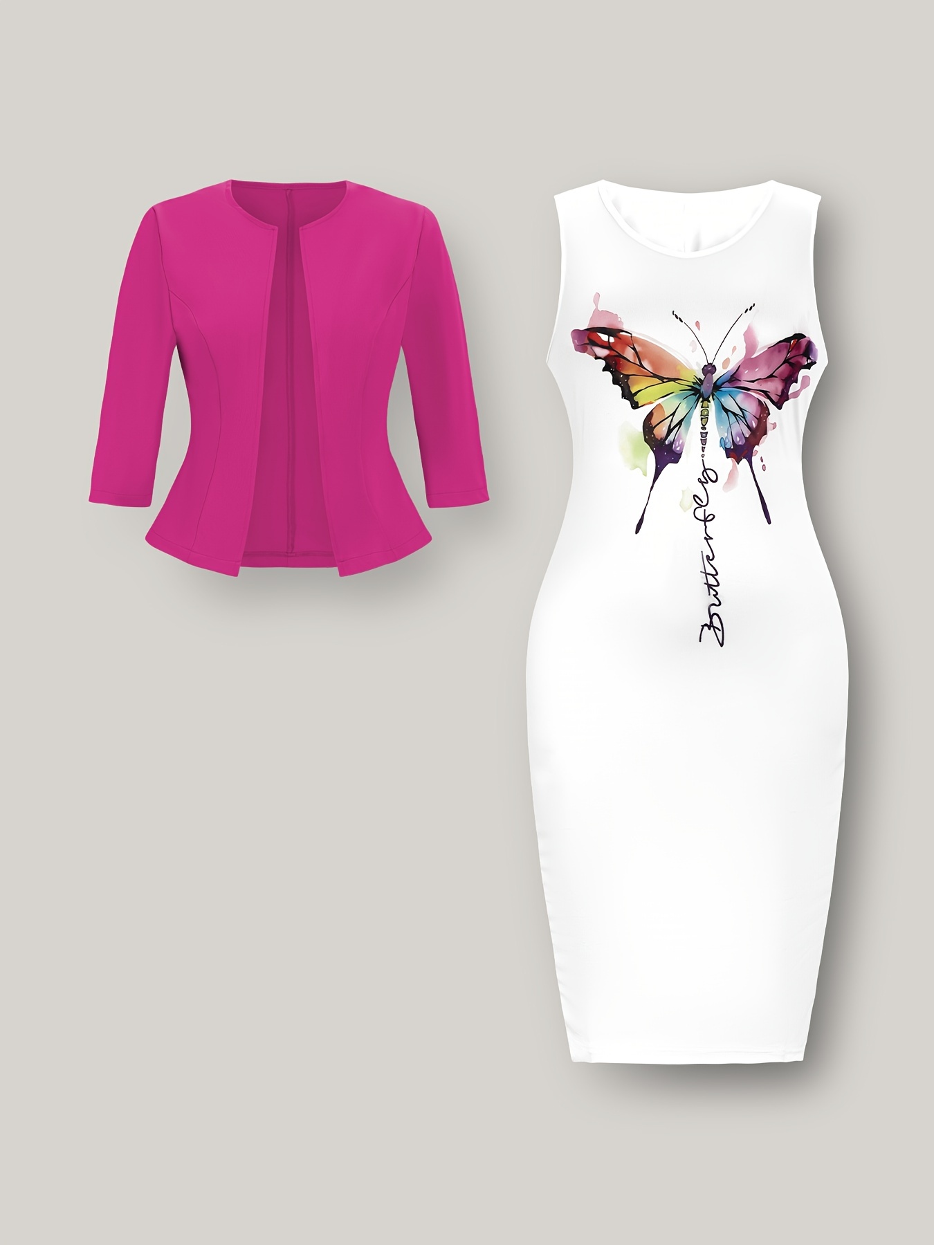autumn and winter styles Butte - Women Formal Wear Set ulasan dan harga
