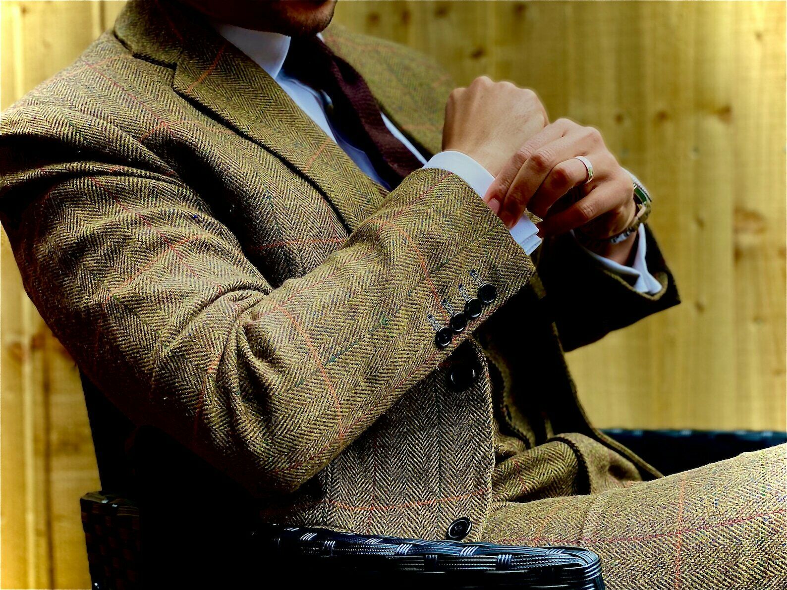 Men Suit Wool Blend Costume Ho - Tailored Coat Wool ulasan dan harga