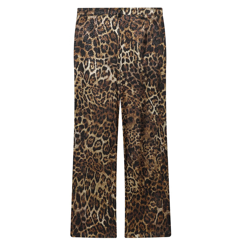 HXAO Leopard Pants Sets 2 Piec - Women Formal Wear Set ulasan dan harga