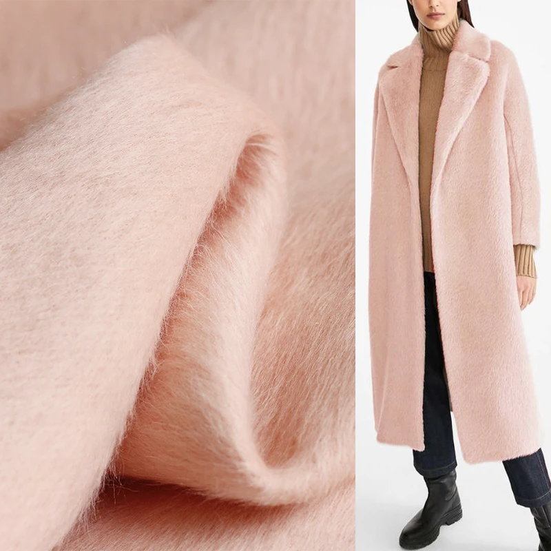 Redraspberry Skin Pink Double- - Tailored Coat Wool ulasan dan harga