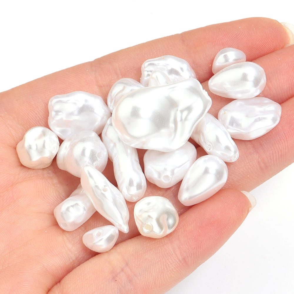 20pcs/lot Irregular ABS Imitat - Pearl Necklace Set ulasan dan harga