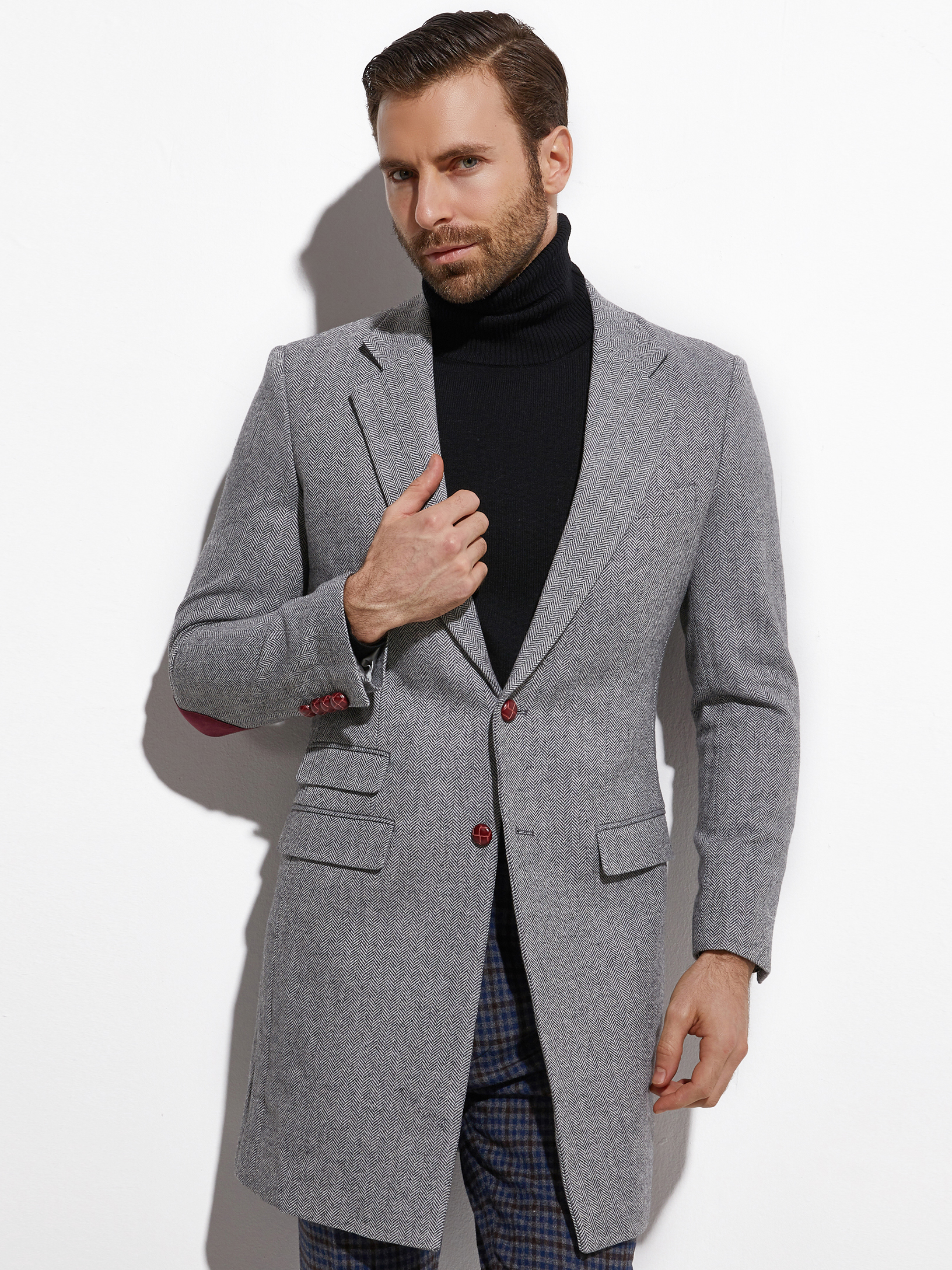 2026 Medium Length Spring Autu - Tailored Coat Wool ulasan dan harga