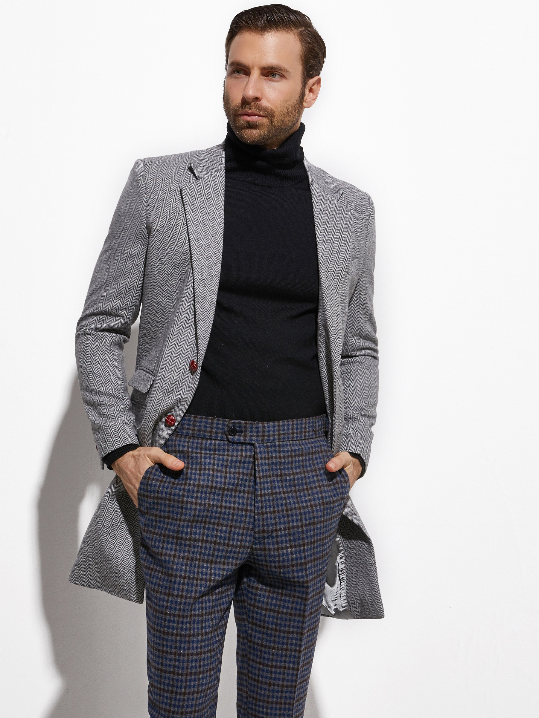 2026 Medium Length Spring Autu - Tailored Coat Wool ulasan dan harga