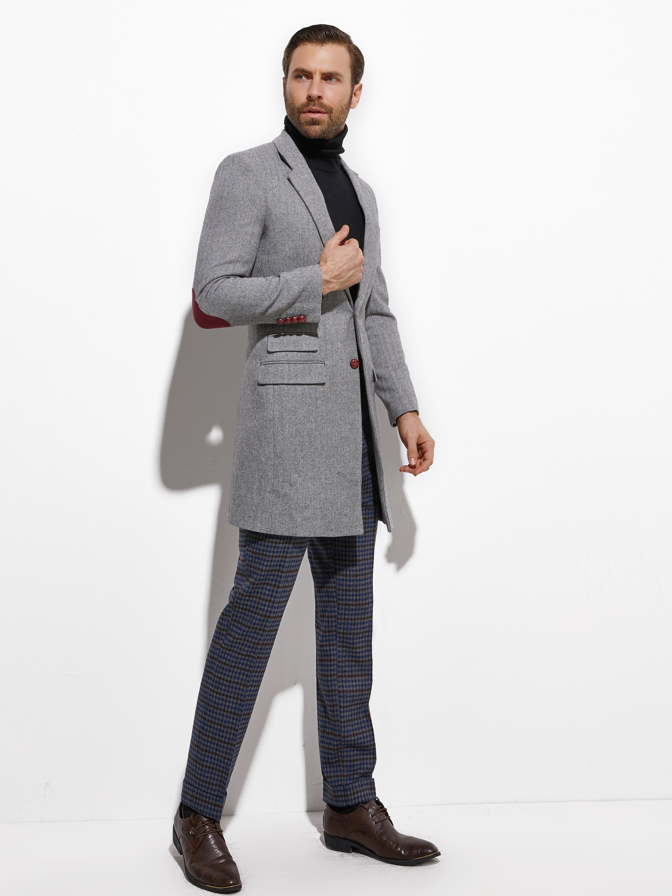 2026 Medium Length Spring Autu - Tailored Coat Wool ulasan dan harga