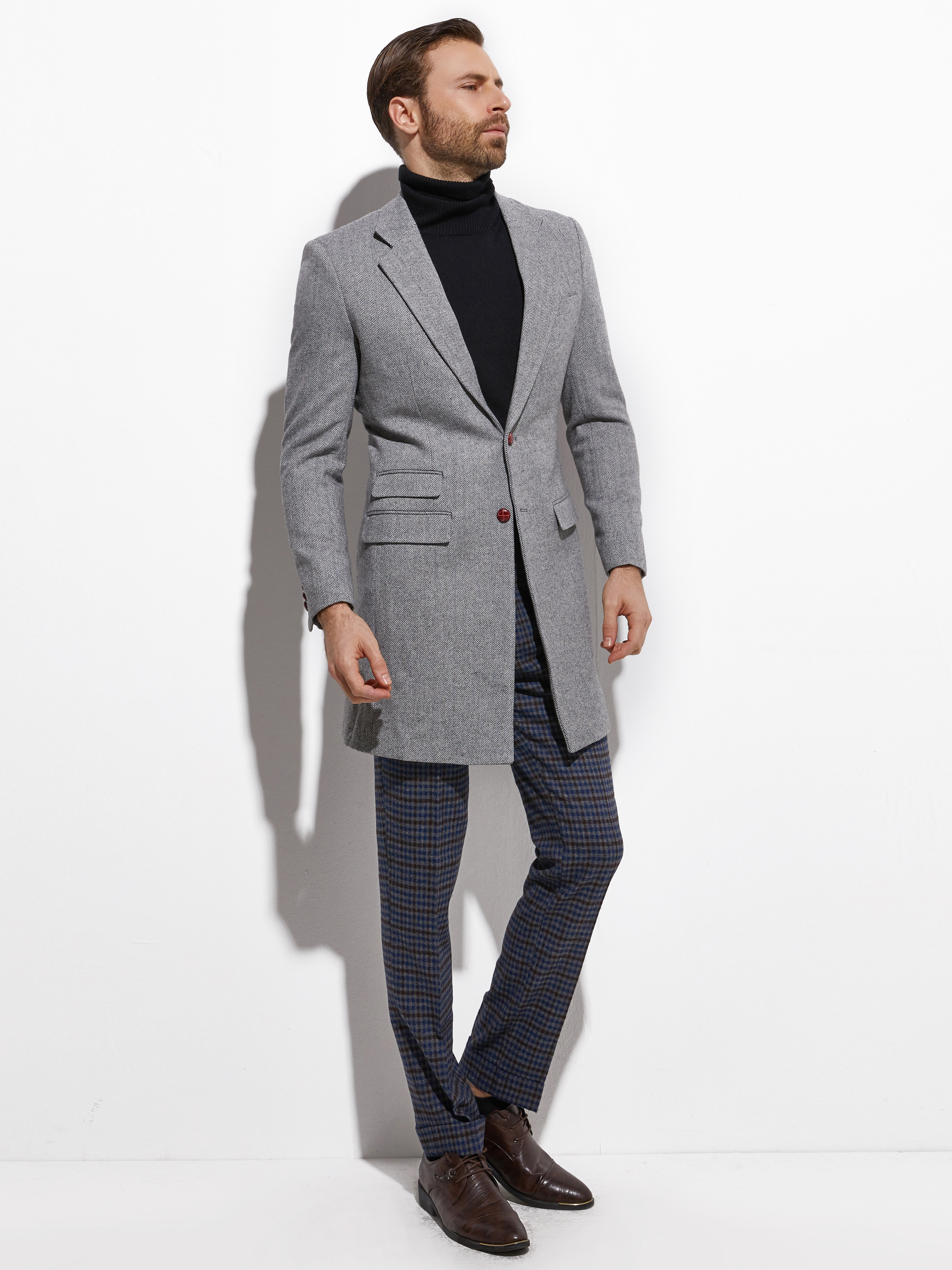 2026 Medium Length Spring Autu - Tailored Coat Wool ulasan dan harga