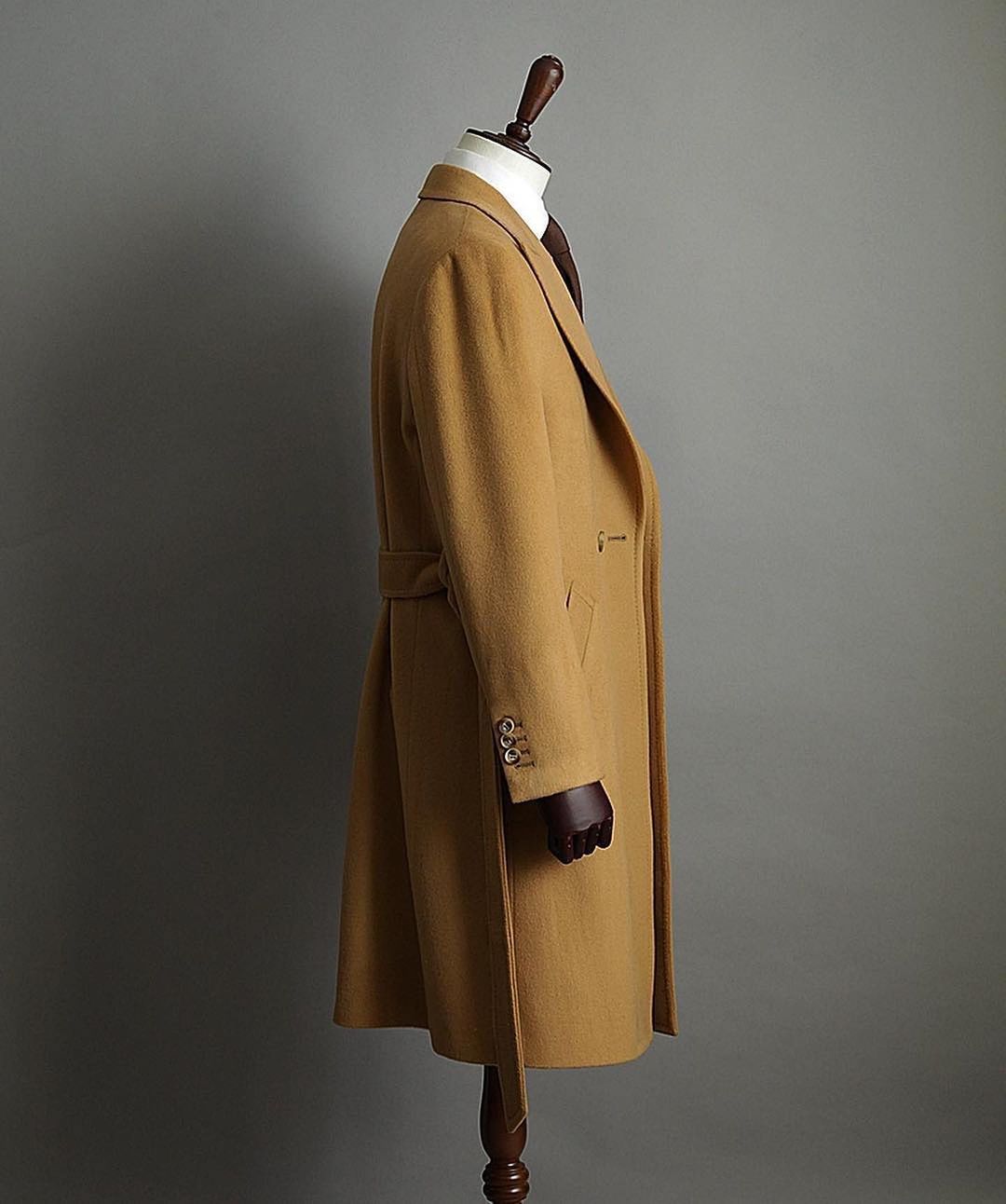 Men Overcoat Light Tan Men Sui - Tailored Coat Wool ulasan dan harga