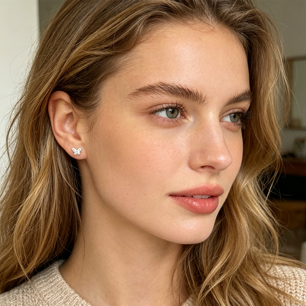 Vintage Butterfly Stud Earring - Women'S Gothic Formal Wear ulasan dan harga