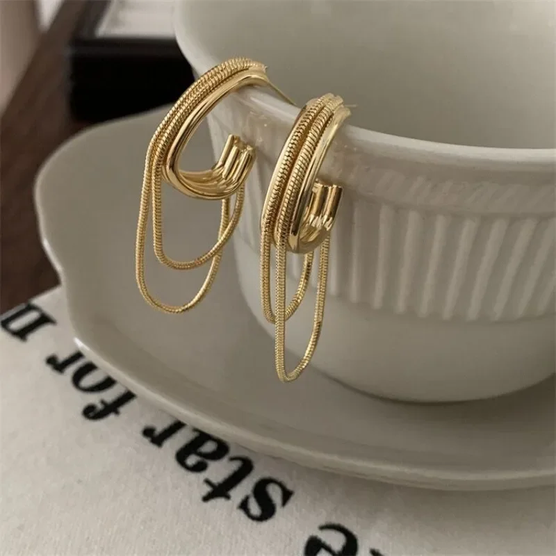 Charm Double Chain Long Tassel - Formal Wear Jewelry For Women ulasan dan harga