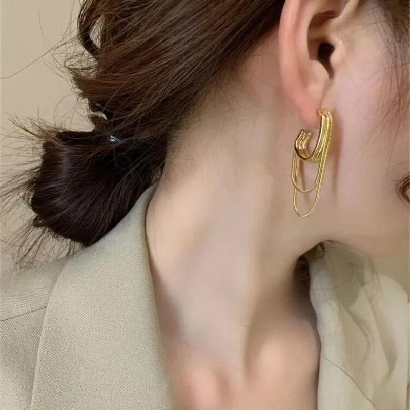 Charm Double Chain Long Tassel - Formal Wear Jewelry For Women ulasan dan harga