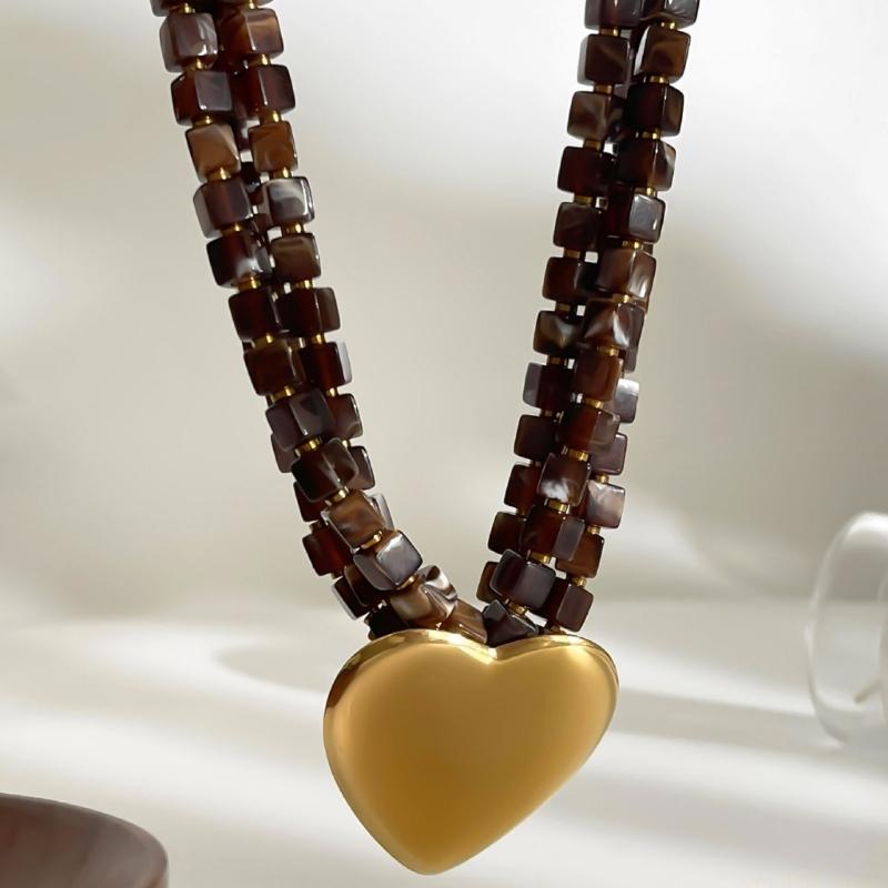 D46E Modern Bold Necklace With - Formal Wear Jewelry For Women ulasan dan harga