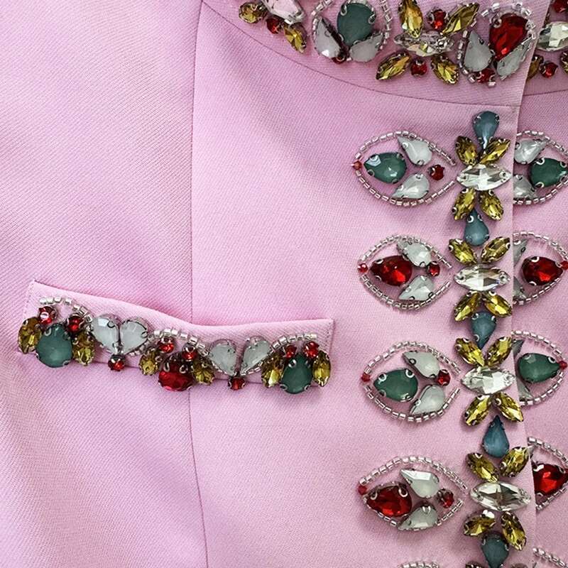 Luxury 2025 Spring Crystal Pan - Women Formal Wear Set ulasan dan harga