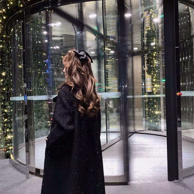 Thiened Autumn Winter New Sle  - Tailored Coat Wool ulasan dan harga