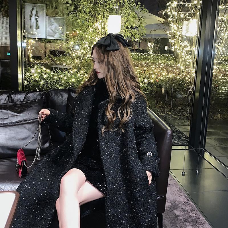 Thiened Autumn Winter New Sle  - Tailored Coat Wool ulasan dan harga