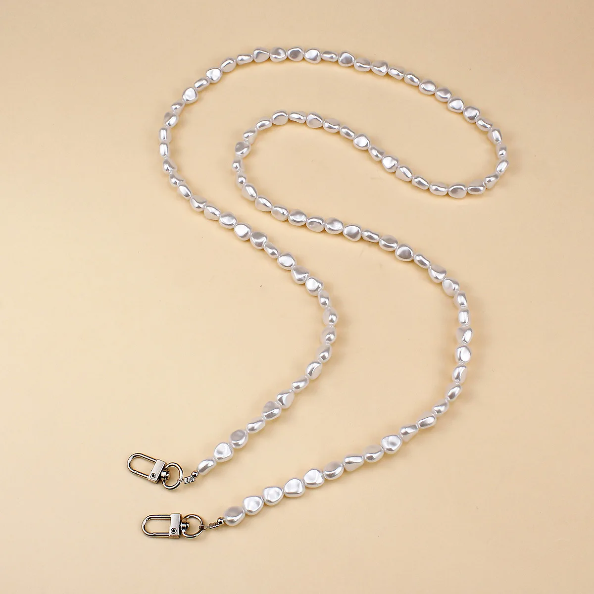 Mobile Phone Lanyard Luxury Pe - Pearl Necklace Set ulasan dan harga