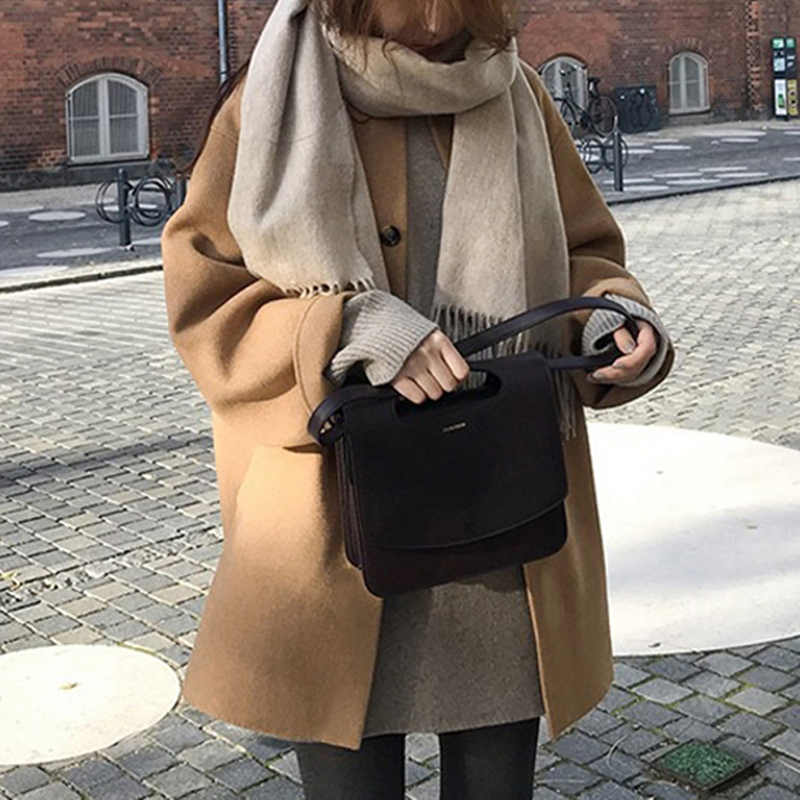 Zoki Autumn Faux Wool Coat Wom - Tailored Coat Wool ulasan dan harga