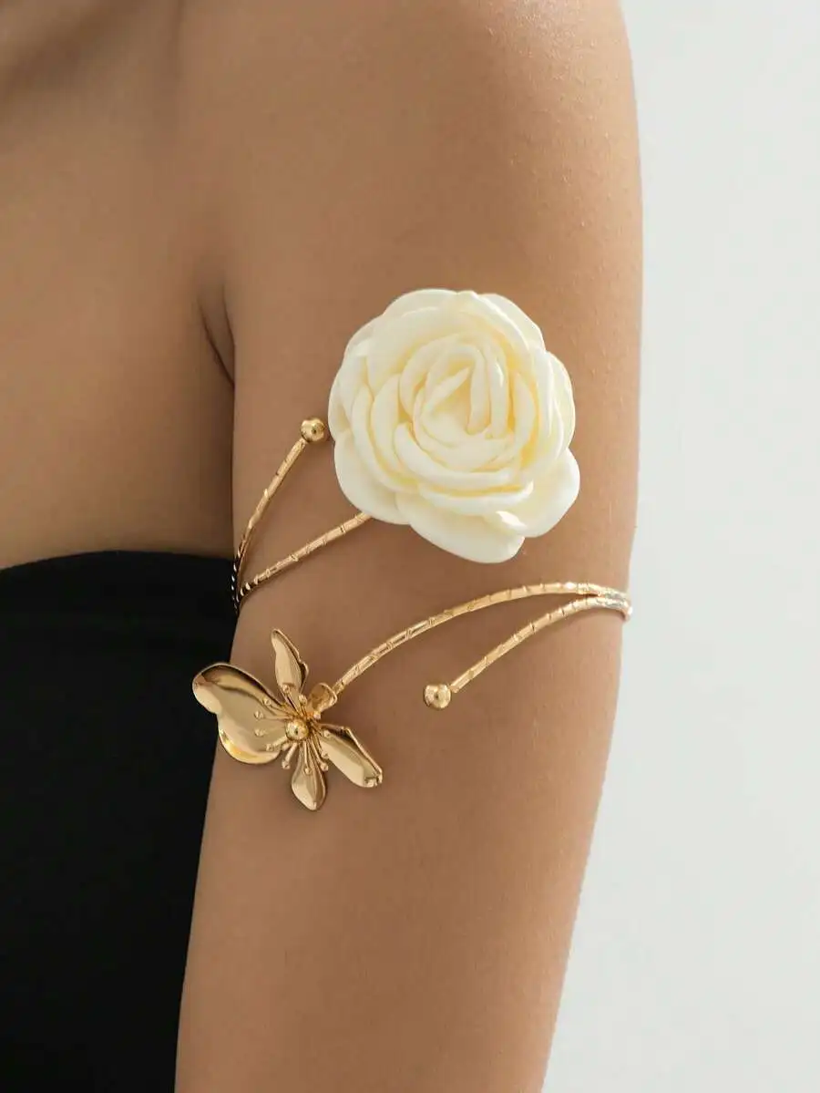 Floral Pearl Necklace Earring  - Pearl Necklace Set ulasan dan harga