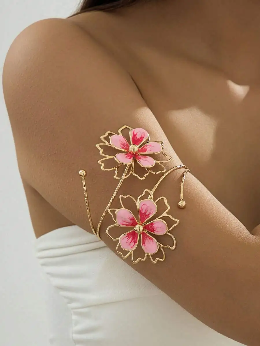 Floral Pearl Necklace Earring  - Pearl Necklace Set ulasan dan harga
