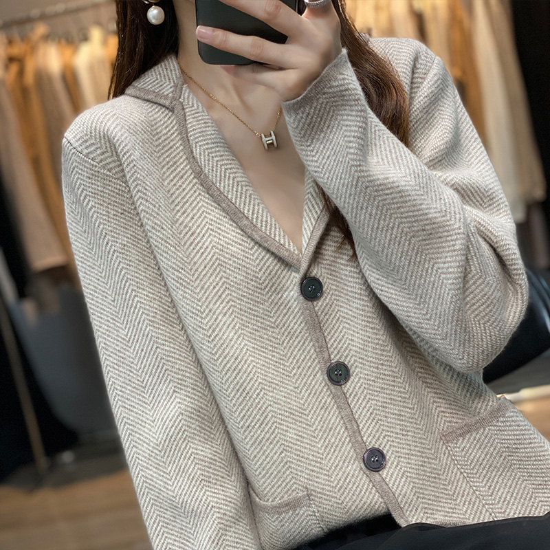 Autumn Winter Women Pure Cashm - Tailored Coat Wool ulasan dan harga