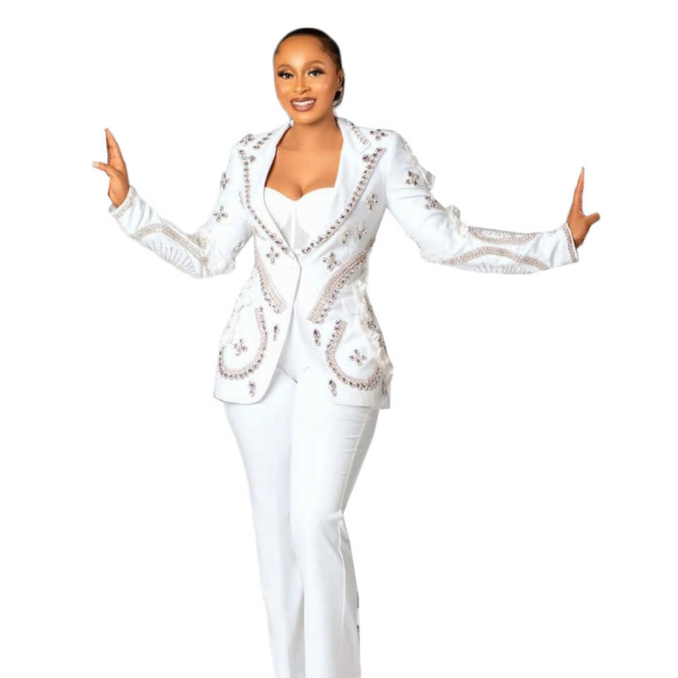 Luxury Women Pants Suits 2 Pcs - Women Luxury Formal Wear ulasan dan harga