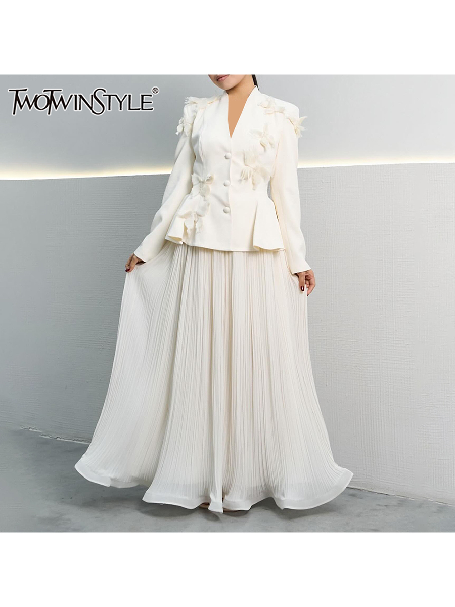 TWOTWINSTYLE Elegant Two Piece - Women Formal Wear Set ulasan dan harga
