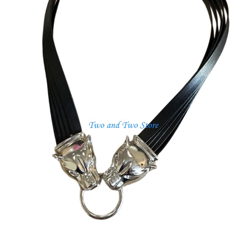 HX6F Elegant Gothic Head Neckl - Women'S Gothic Formal Wear ulasan dan harga