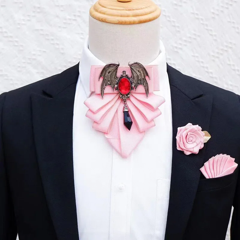 Men's Bow Tie Brooch Set Briti - Women Formal Wear With Tie ulasan dan harga