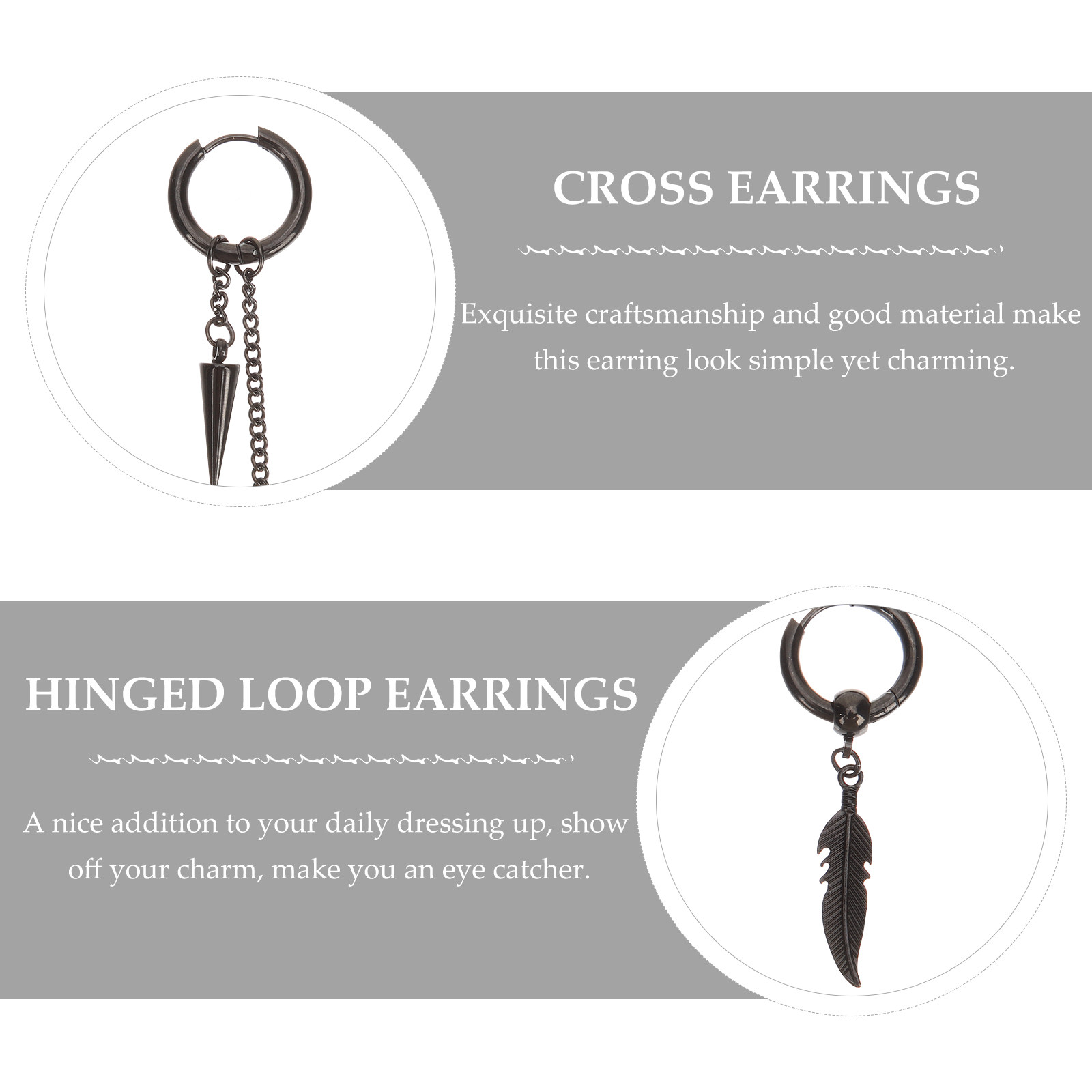 11Pcs Personality Clip on Earr - Formal Wear Jewelry For Women ulasan dan harga