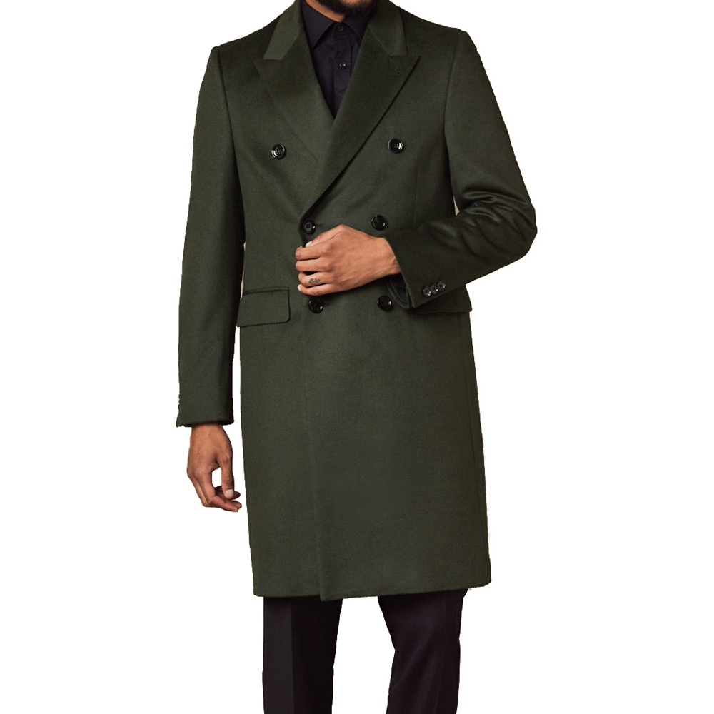 Luxury 100% Wool Long Coat For - Tailored Coat Wool ulasan dan harga