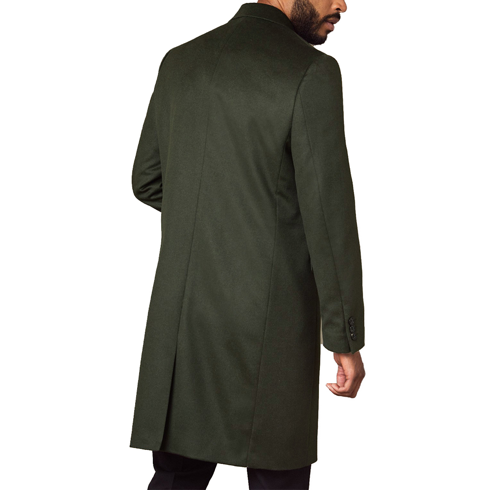 Luxury 100% Wool Long Coat For - Tailored Coat Wool ulasan dan harga